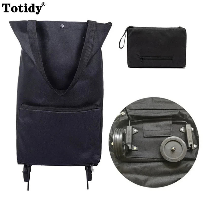 Bolsa de Compra Plegable con Ruedas